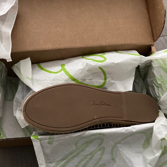 Brand new SAM EDELMAN MADDY MARY JANE ESPADRILLE FLATS size 5.5 - Picture 3 of 3